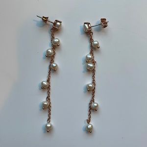 NWOT Pura Vida Freshwater Pearl Waterfall Earrings